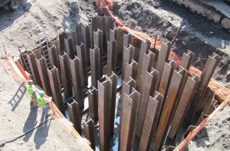 Pressed Steel Pilings in Big Spring, TX